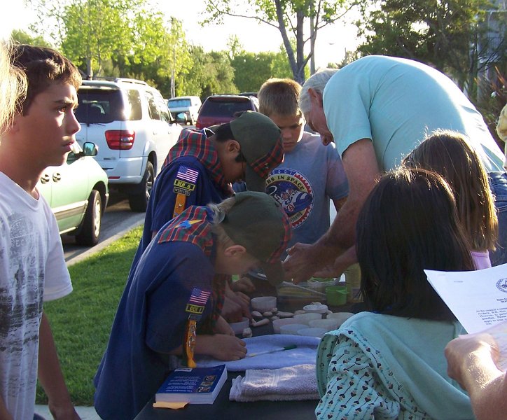 4. And then we take the fossils out.JPG